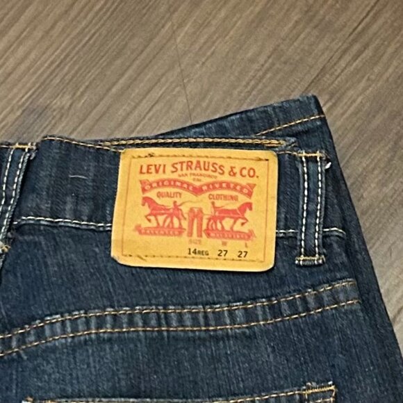 Boy/Girl Original 541 Levi’s 14 Reg. Athletic Fit Stretch Straight Leg Relaxed - Picture 9 of 10